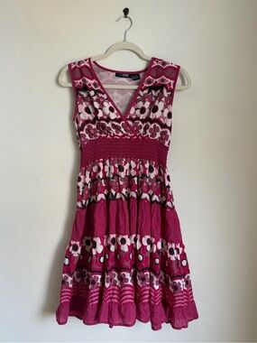Vintage J Gee Pink Floral Dress